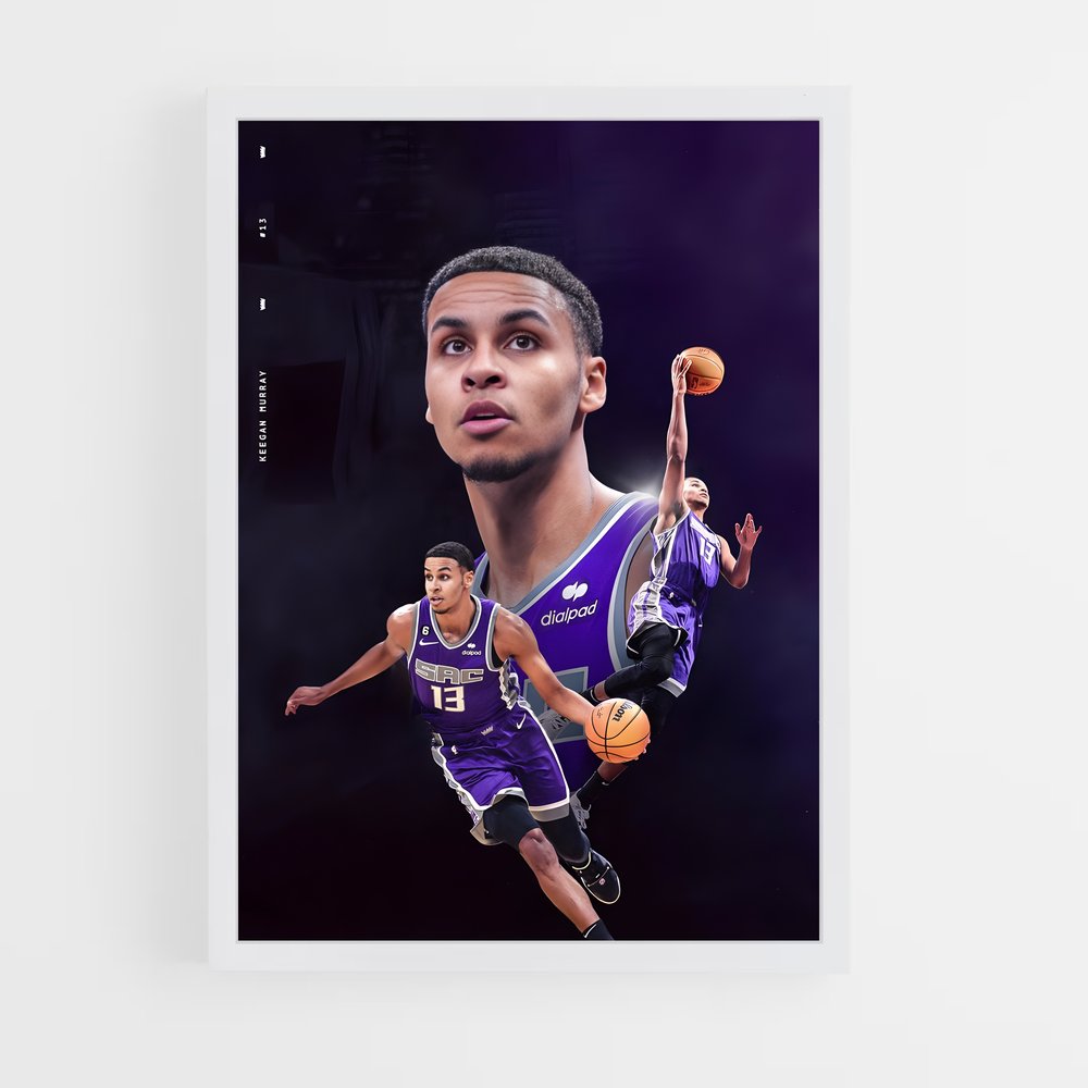 Poster Keegan de murray – affiche Basketball (vue 3)
